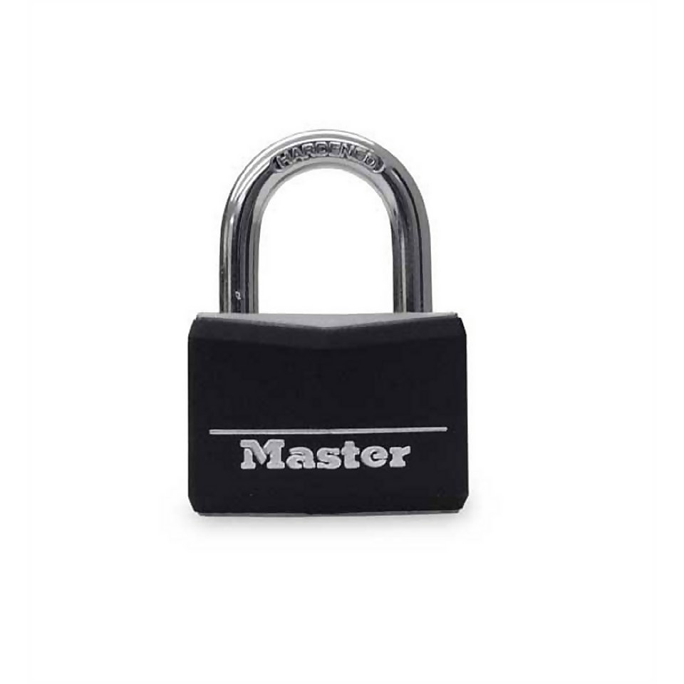 Master Lock Vinyl Covered Padlock - 20mm - 4 Pack