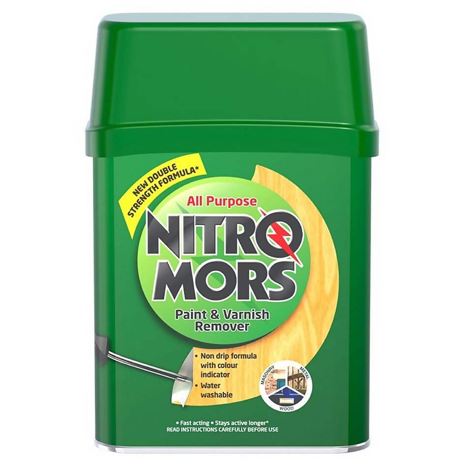 Nitromors All Purpose Paint and Varnish Remover - Green - 375ml
