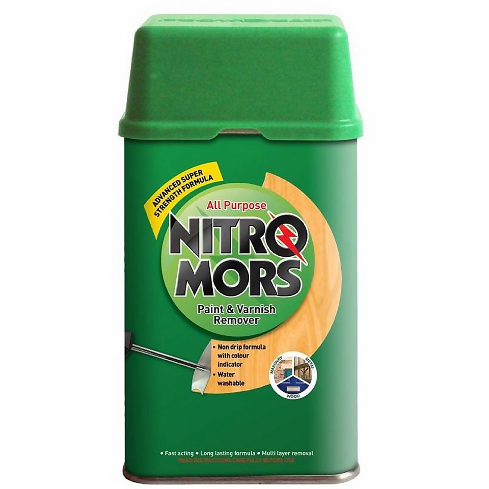Nitromors All Purpose Paint and Varnish Remover - Green - 750ml