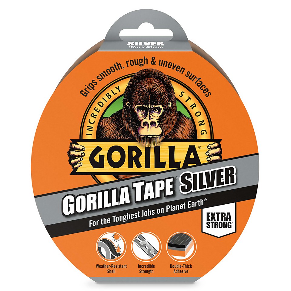 Gorilla Silver Tape - 32m