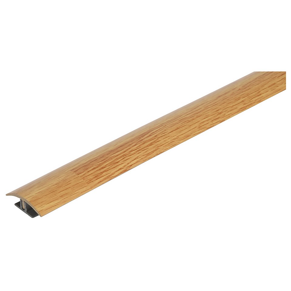 Vitrex Variable Height Flooring Threshold - Light Oak 1.8m x 38mm