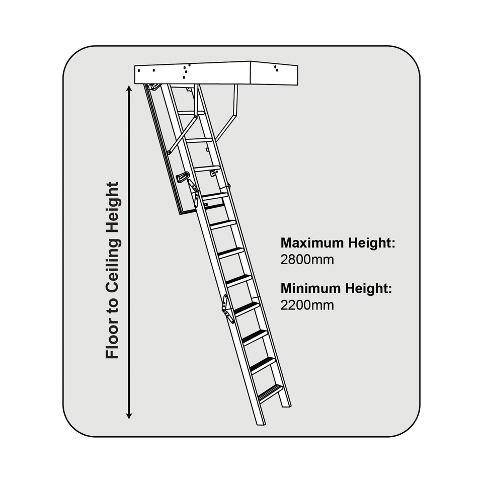 Rhino Timber Loft Ladder