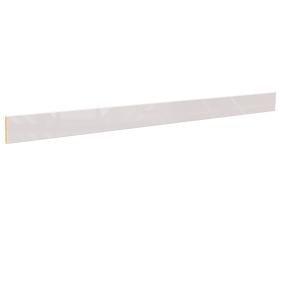 High Gloss/Modern Slab/Handleless Kitchen Continuous Plinth (L)2400mm