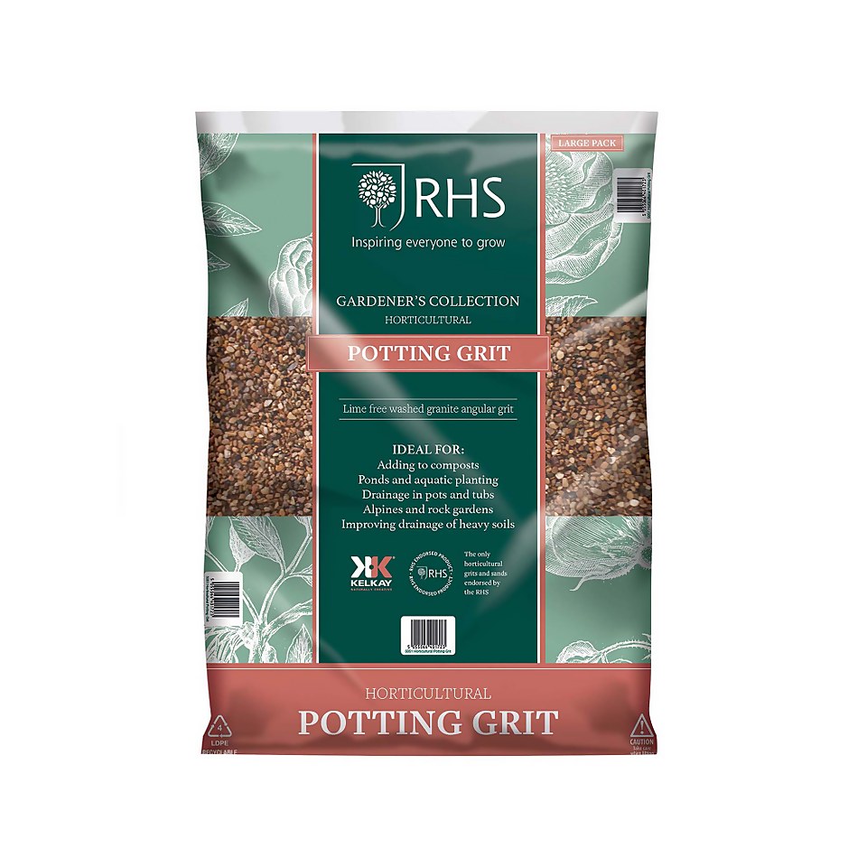 RHS Horticultural Potting Grit Large Pack - 20kg