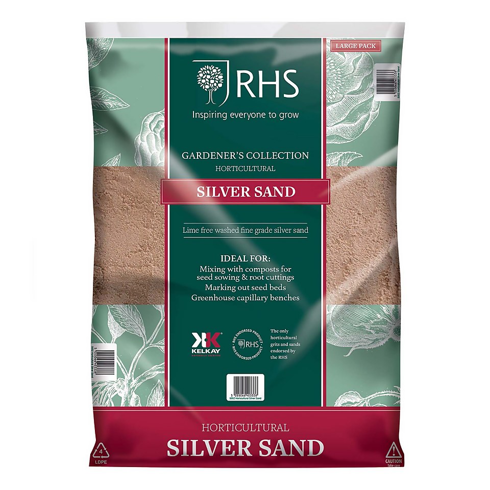 RHS Horticultural Silver Sand - Large - 20kg