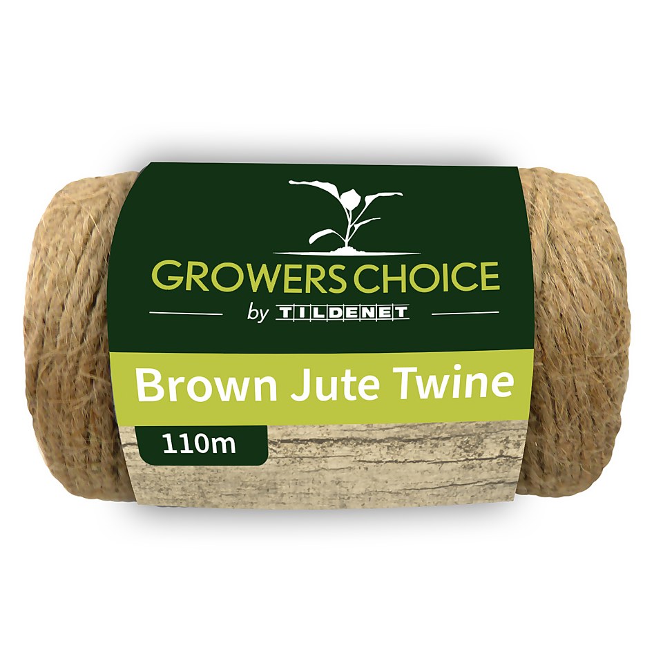 Tildenet Growers Choice Natural Jute Garden Twine - 110m