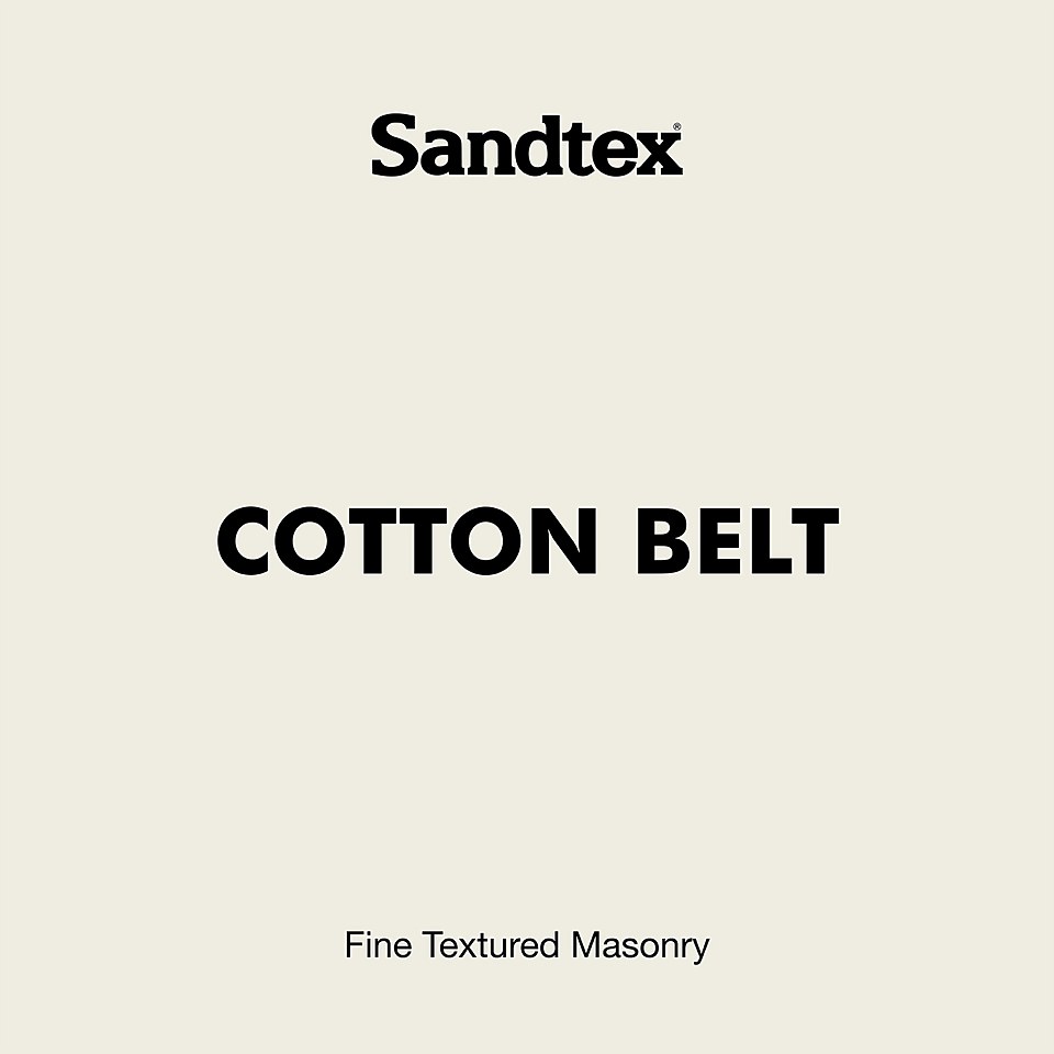 Sandtex® Textured Masonry Paint Cotton Belt - 5L