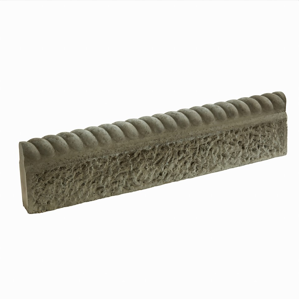 Stylish Stone Rustic Full Rope Top Edging - Old Granite (Full Pack)