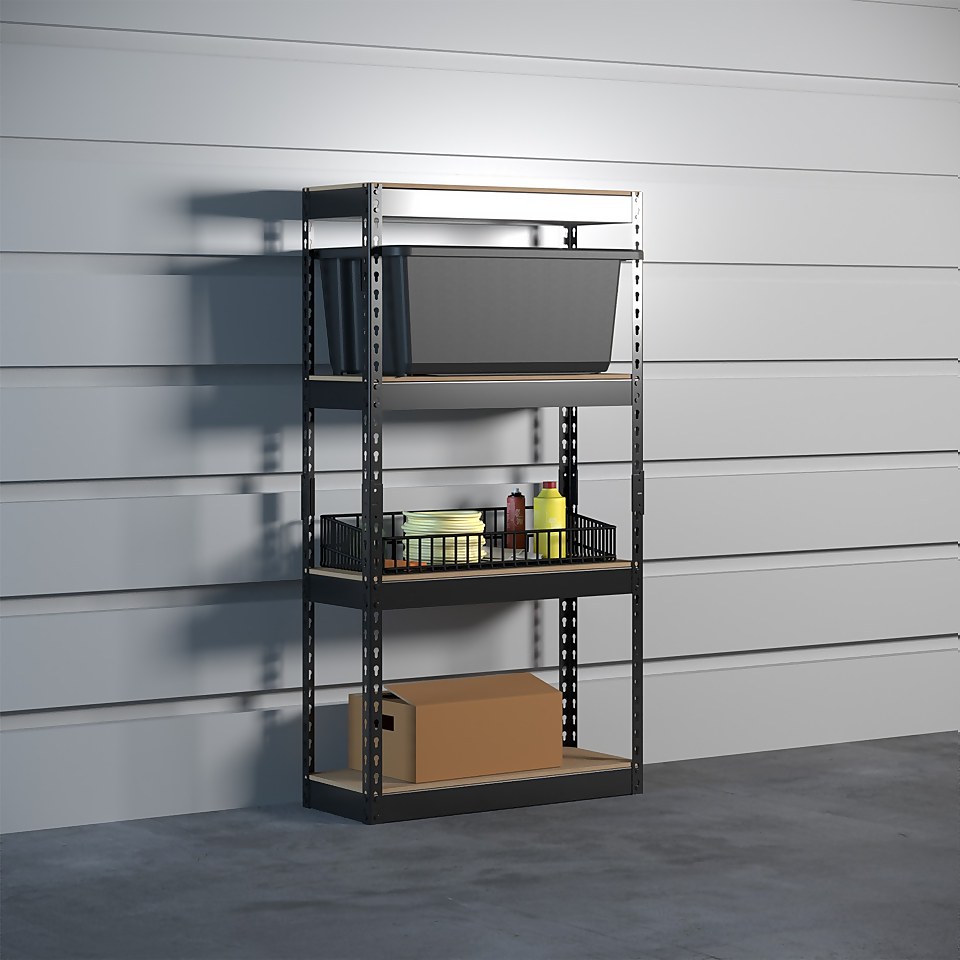 Handy 4 MDF Shelf Storage Unit 50kg - 710 x 1370 x 300mm