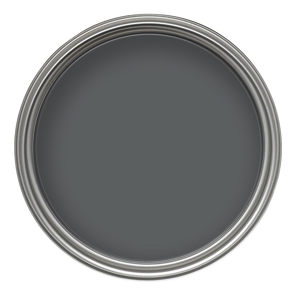 Sandtex Rapid Dry Gloss Paint Smoky Grey - 750ml