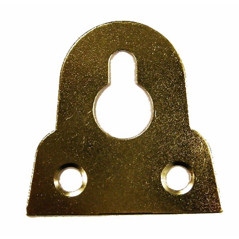 Brass Slot Picture Bracket 30mm - 4 Pack