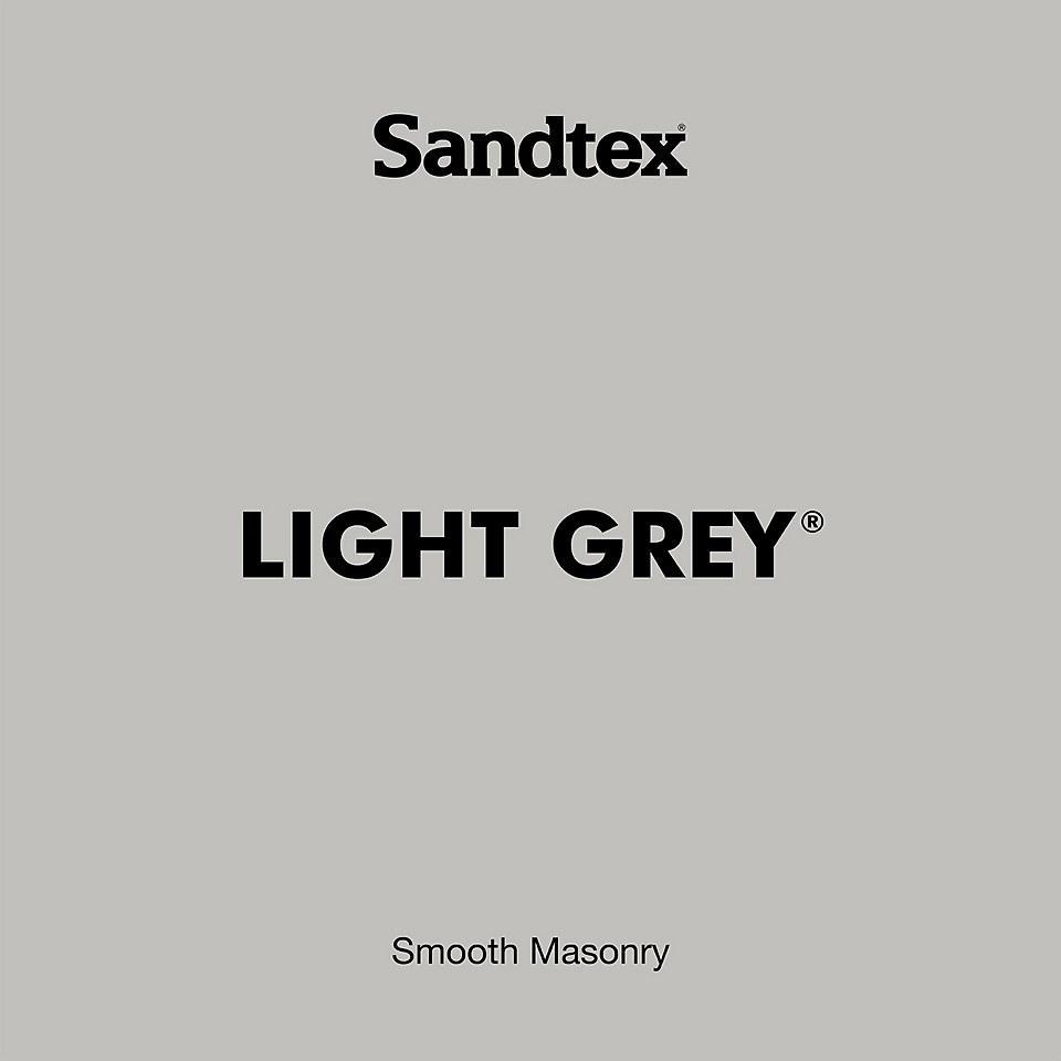 Sandtex Ultra Smooth Masonry Paint Light Grey - 5L