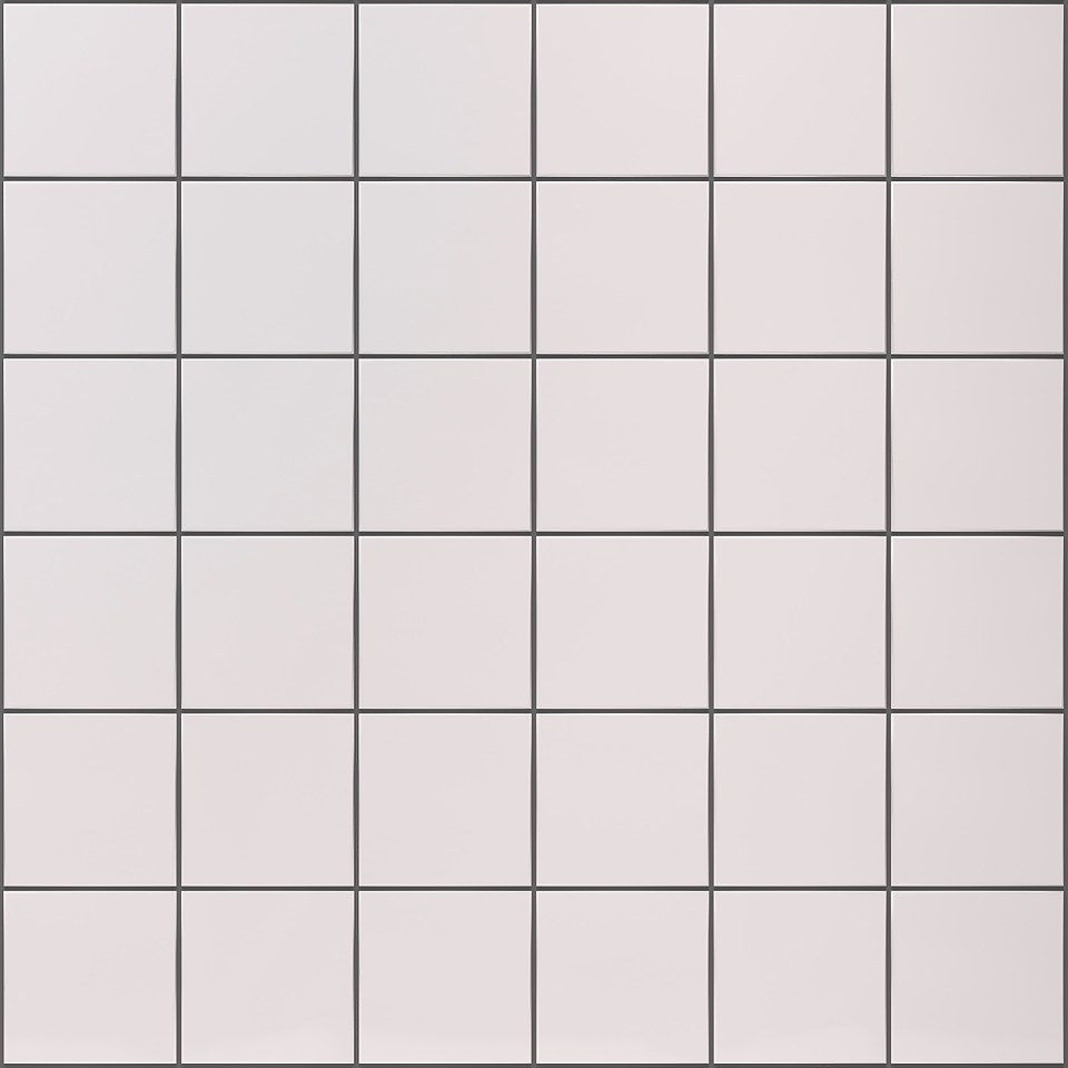 Plain White Ceramic Wall Tile 150 x 150mm
