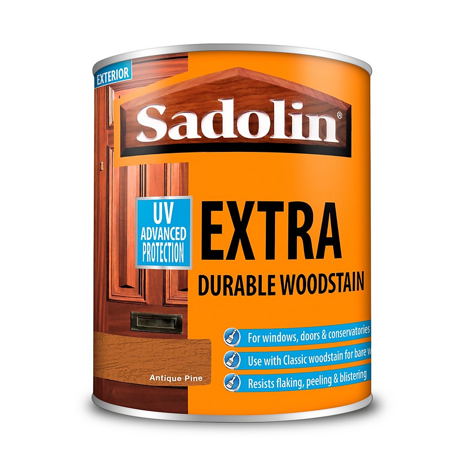 Sadolin Extra Durable Woodstain Antique Pine - 750ml