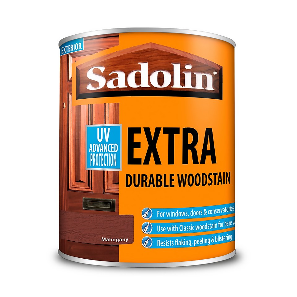 Sadolin Extra Durable Woodstain Mahogany - 750ml
