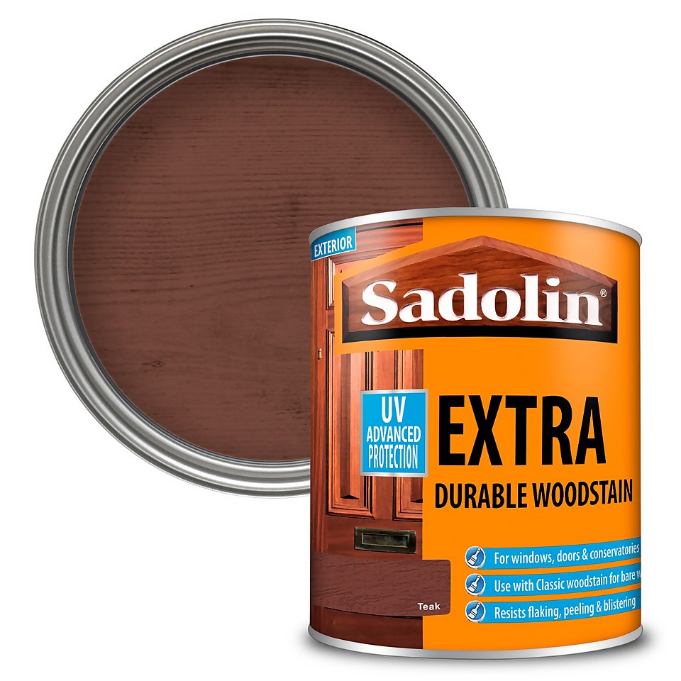 Sadolin Extra Durable Woodstain Teak - 750ml