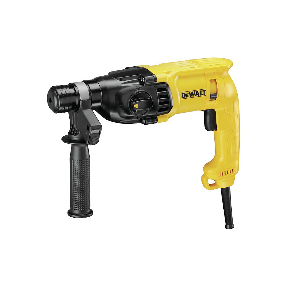 DEWALT 22mm 710W Corded SDS Plus Hammer Drill with Case (D25033K-GB)