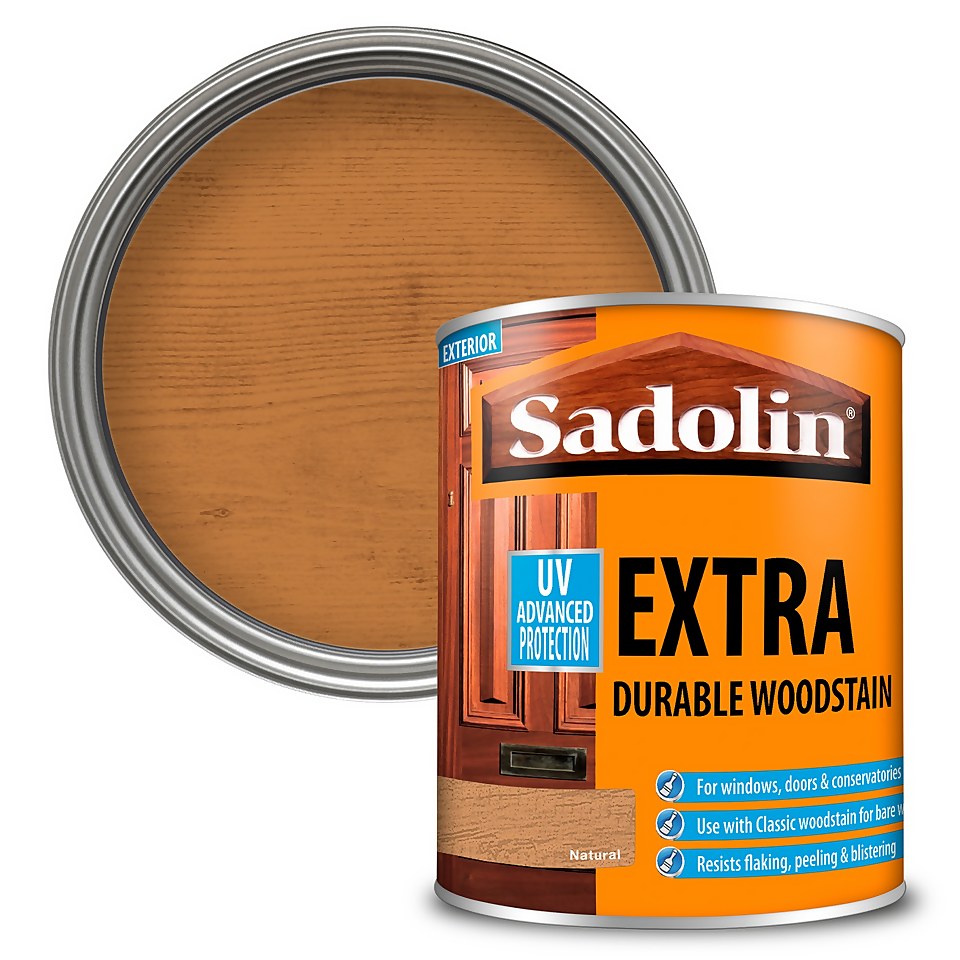 Sadolin Extra Durable Woodstain Natural - 750ml
