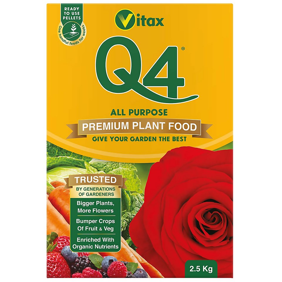 Vitax Q4 Premium Fertiliser 2.5kg