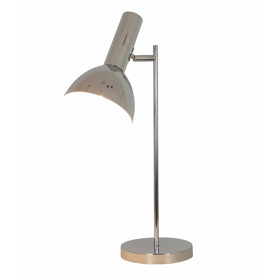 Harris Metal Task Lamp - Chrome