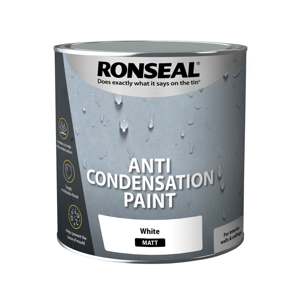 Ronseal Anti Condensation Paint White - 2.5L