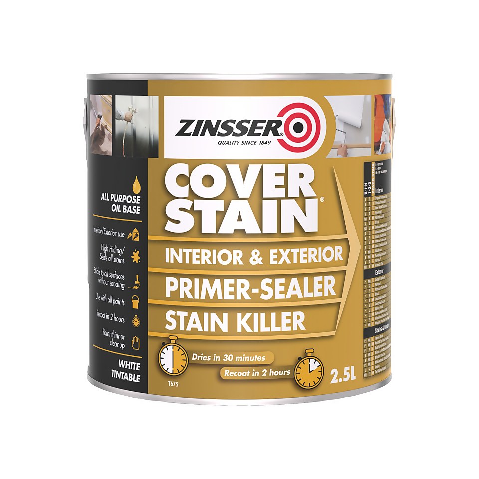 Zinsser Coverstain Primer Sealer - 2.5L