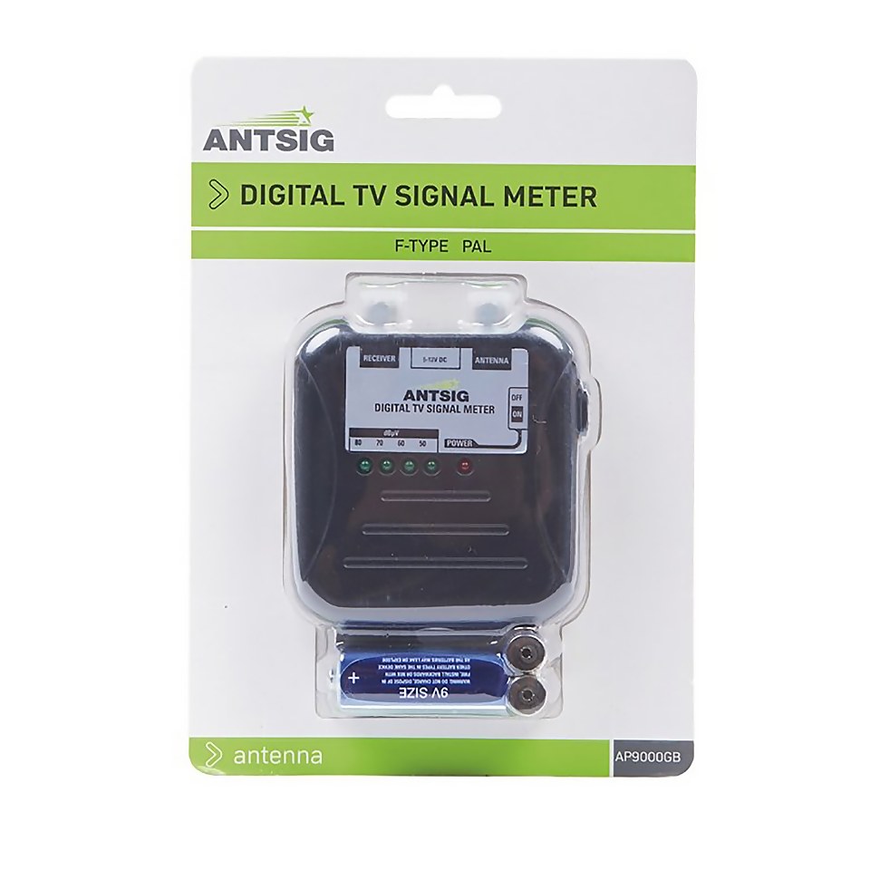 Antsig Digital TV Signal Meter Female Homebase
