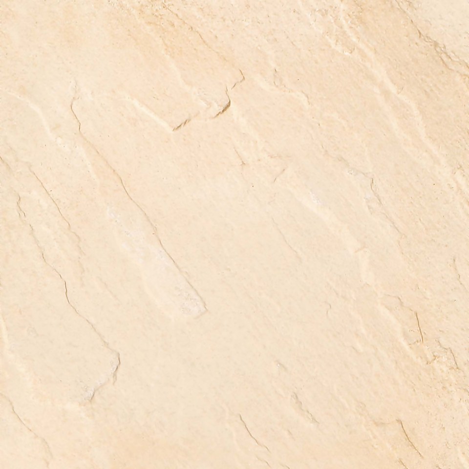 Stylish Stone Winchester Paving 450 x 450mm Cream - Full Pack of 152 Slabs