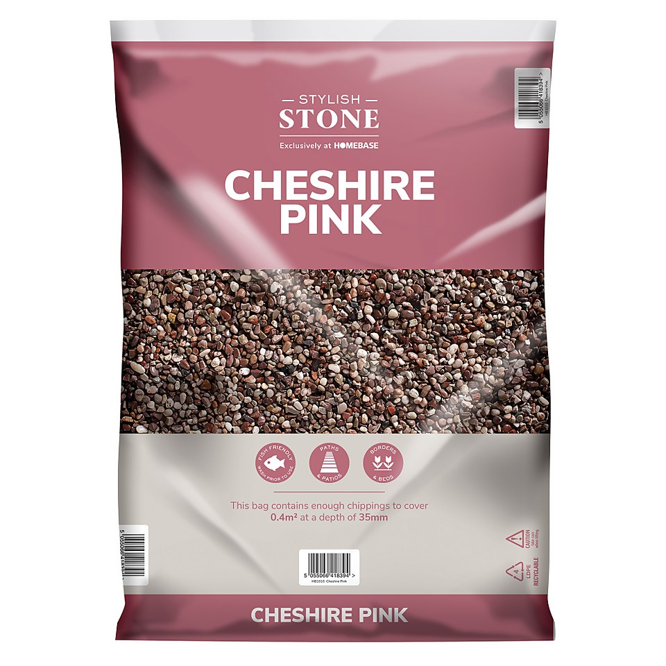 Stylish Stone Cheshire Pink, Large Pack - 19kg