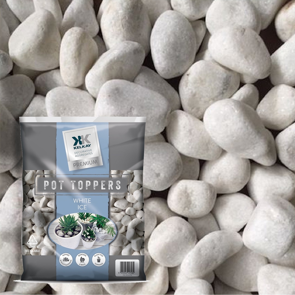 White Ice Pot Toppers - Handy Pack - 5kg