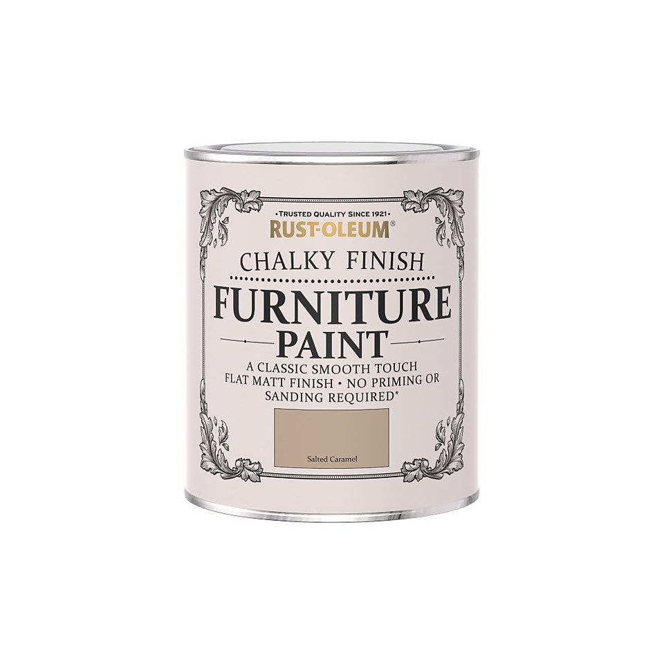 Rust-Oleum Chalky Furniture Paint - Salted Caramel - 750ml