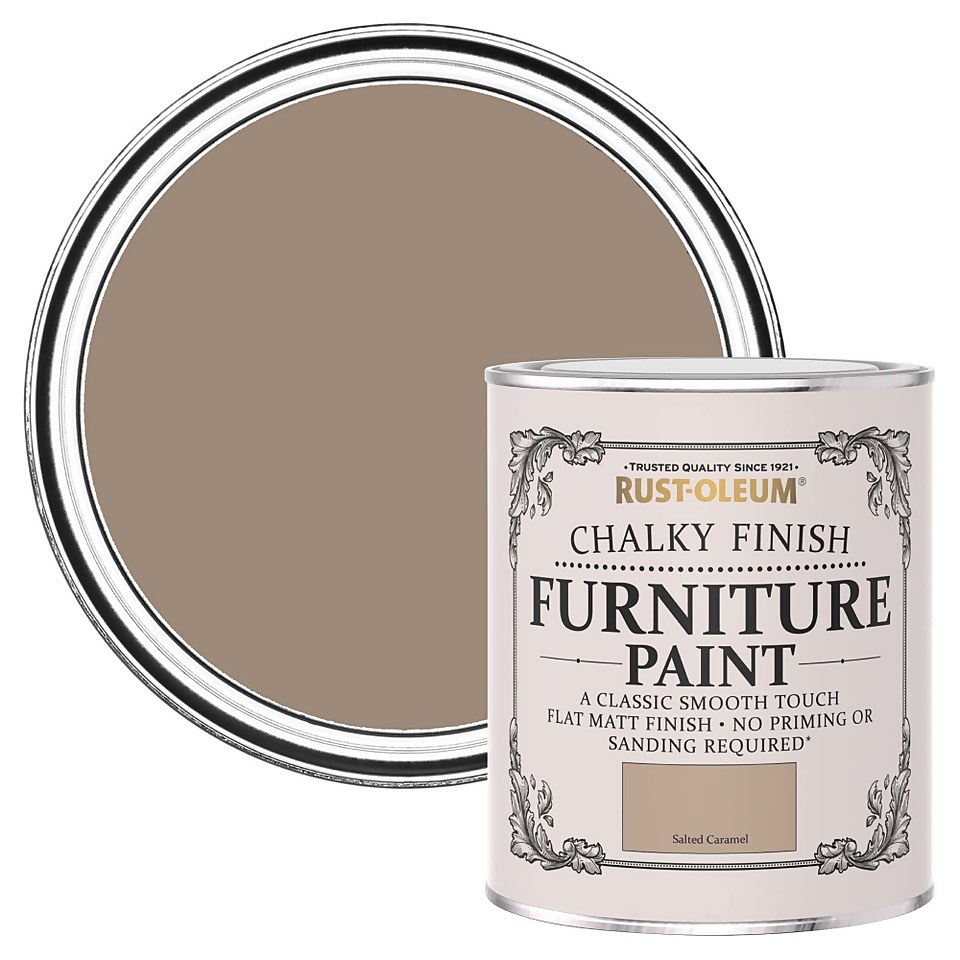 Rust-Oleum Chalky Furniture Paint - Salted Caramel - 750ml
