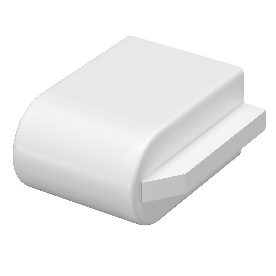 Nose End Cover - White