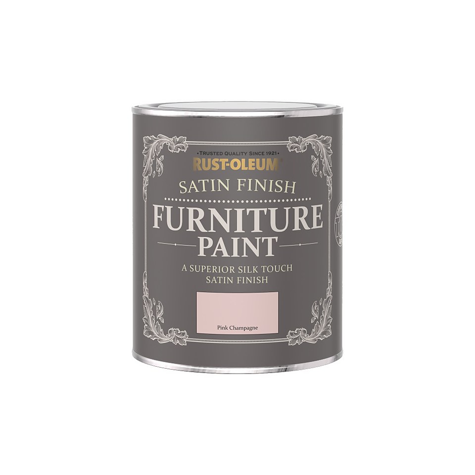 Rust-Oleum Satin Furniture Paint - Pink Champagne - 750ml