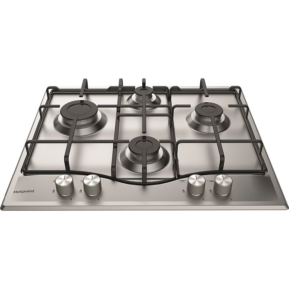 Hotpoint PCN 642 IX/H Built-in Gas Hob - Stainless Steel