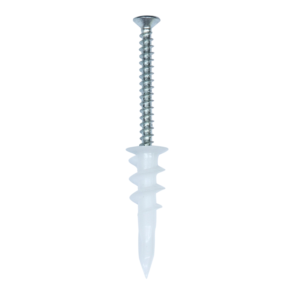 Wall Strip Toggle and Screw Fixings - 10 Pack