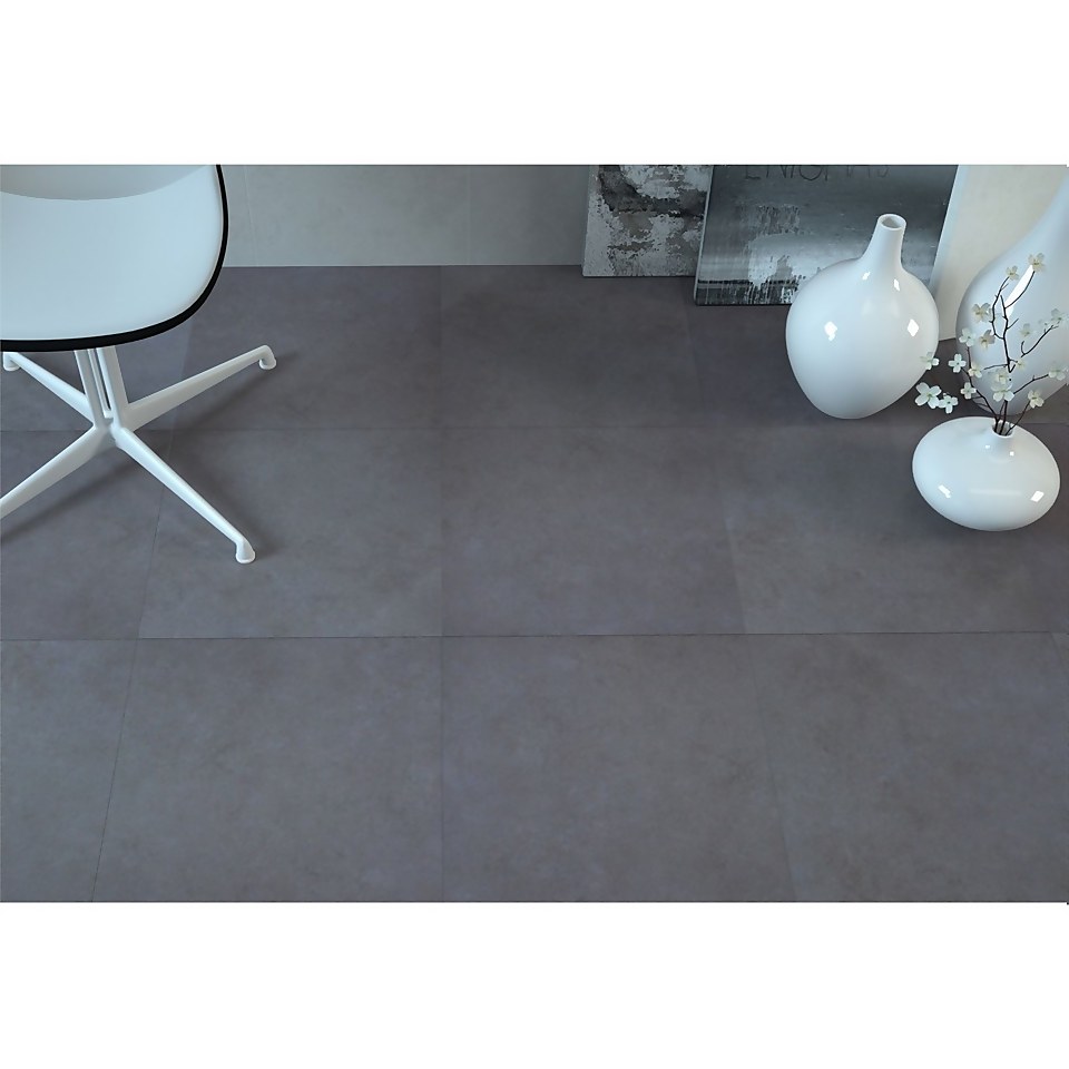Oast Anthracite Floor Tile - 450 x 450mm