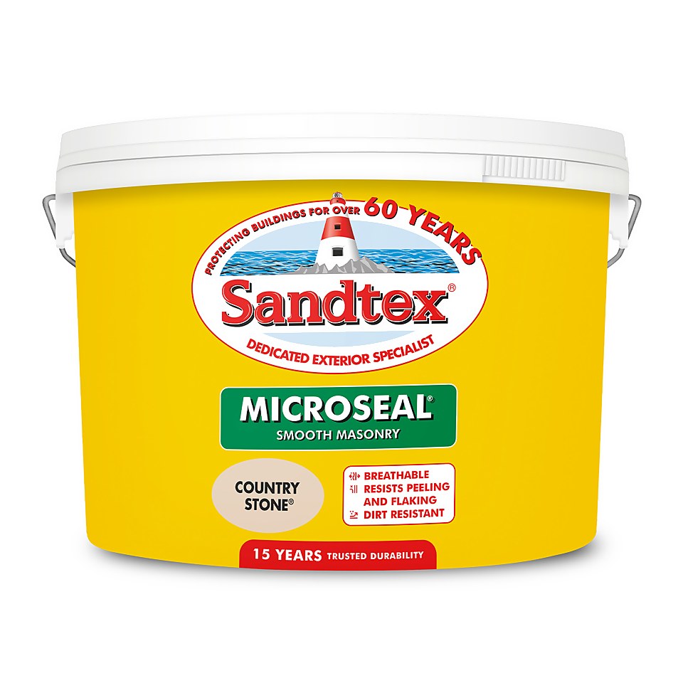 Sandtex Ultra Smooth Masonry Paint Country Stone - 10L