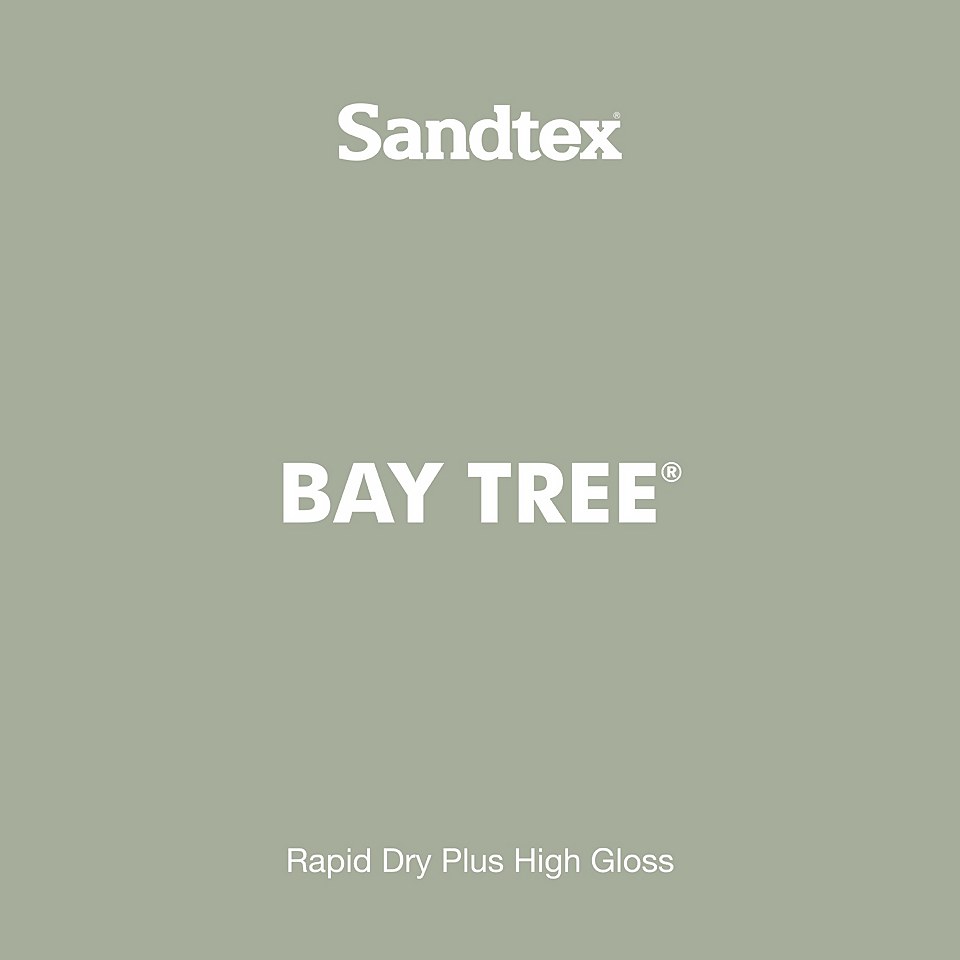 Sandtex Rapid Dry Gloss Paint Bay Tree - 750ml