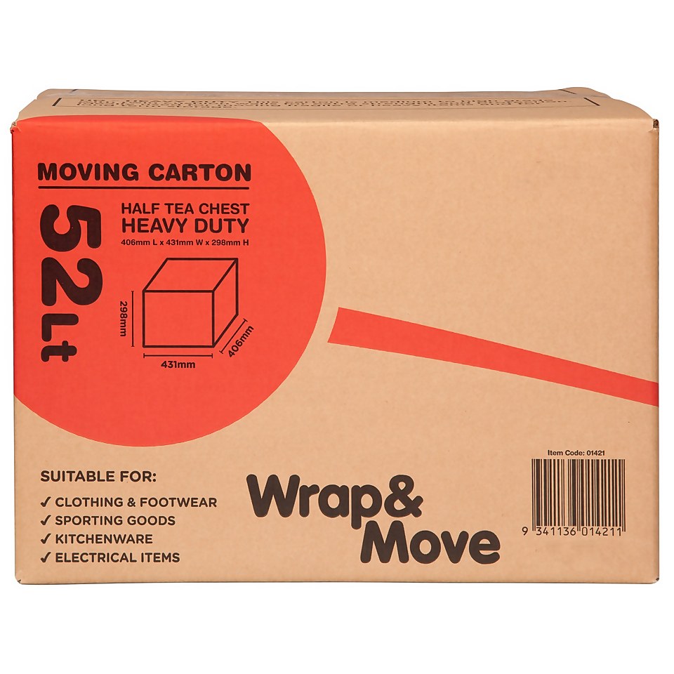 52L Moving Box Heavy Duty