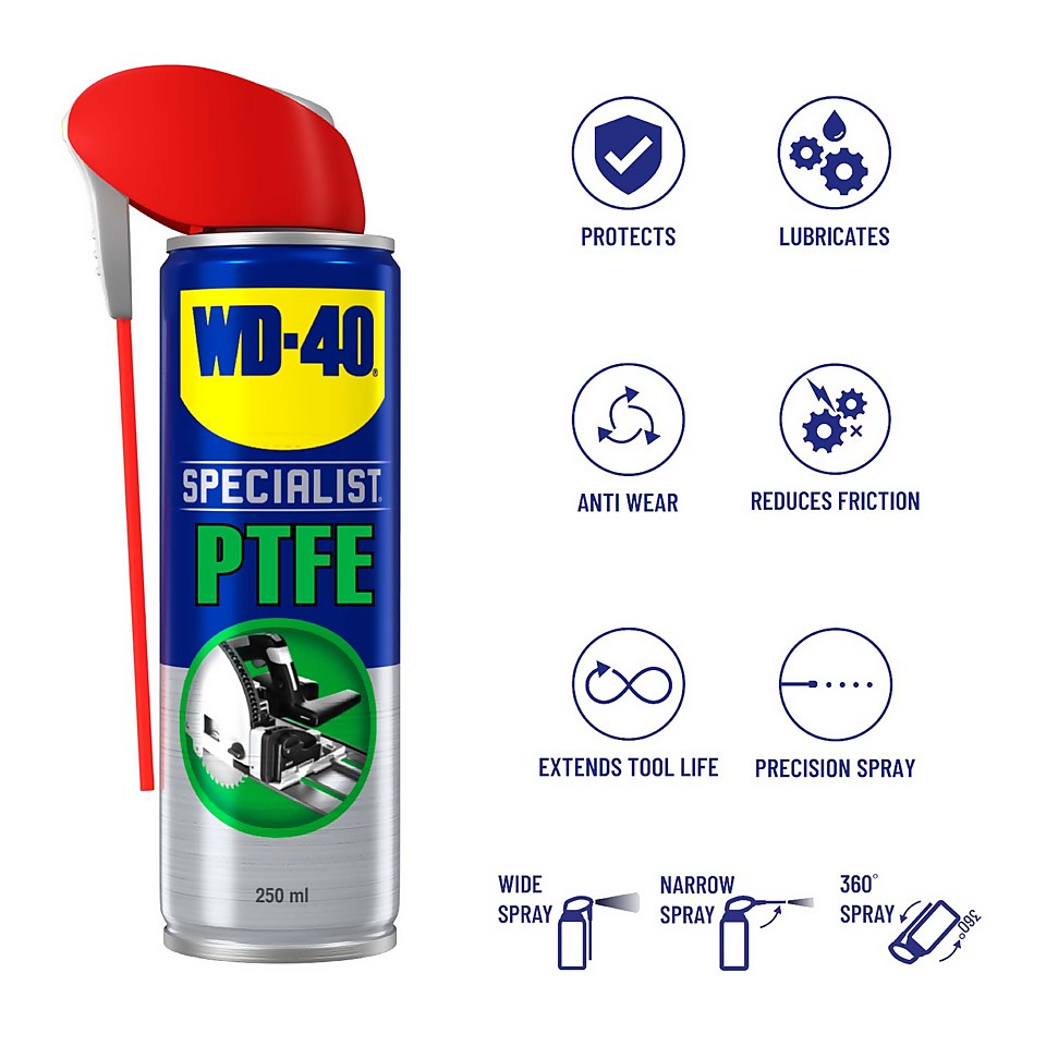 WD-40 Specialist PTFE Lubricant - 250ml