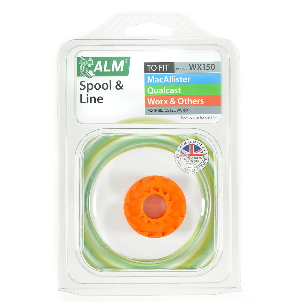 ALM Spool & Trimmer Line for Qualcast 18