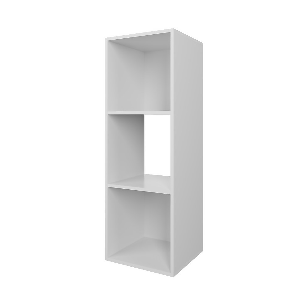 Compact Cube 3x1 Storage Unit - White