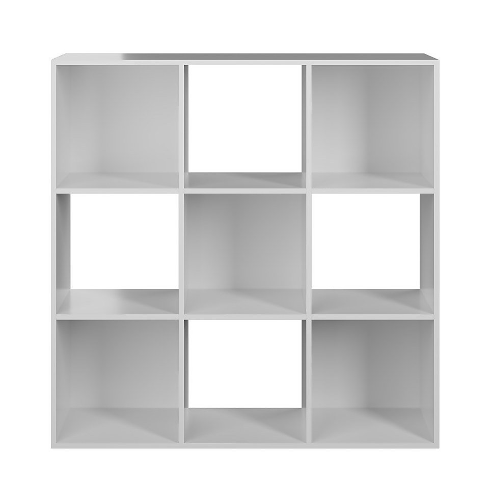 Compact Cube 3x3 Storage Unit - White
