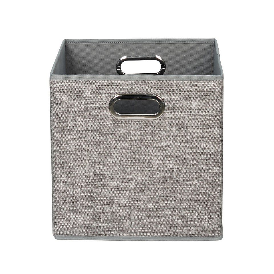 Clever Cube Fabric Insert - Woven Silver