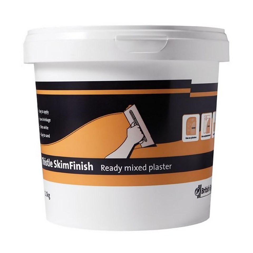 Thistle SkimFinish Ready Mixed Plaster - 2.5kg