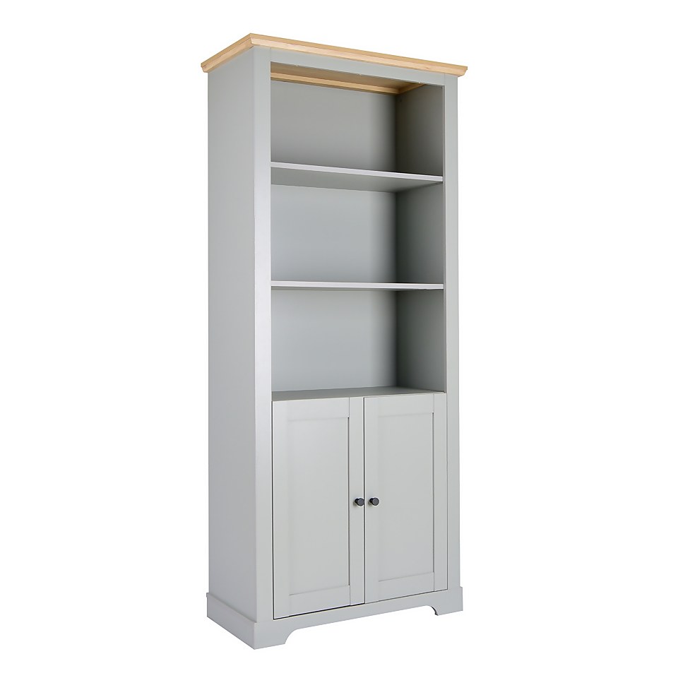 Diva Storage Bookcase - Grey