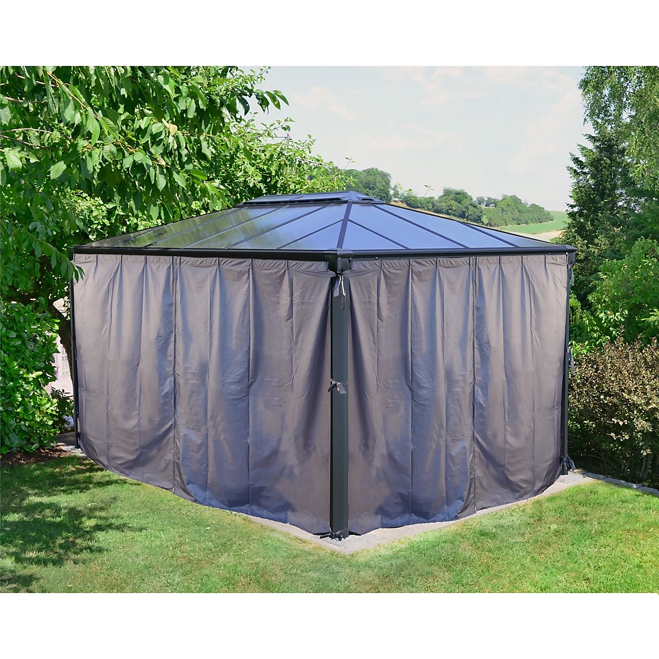 Palram - Canopia Martinique 4300 Garden Gazebo Curtain Set