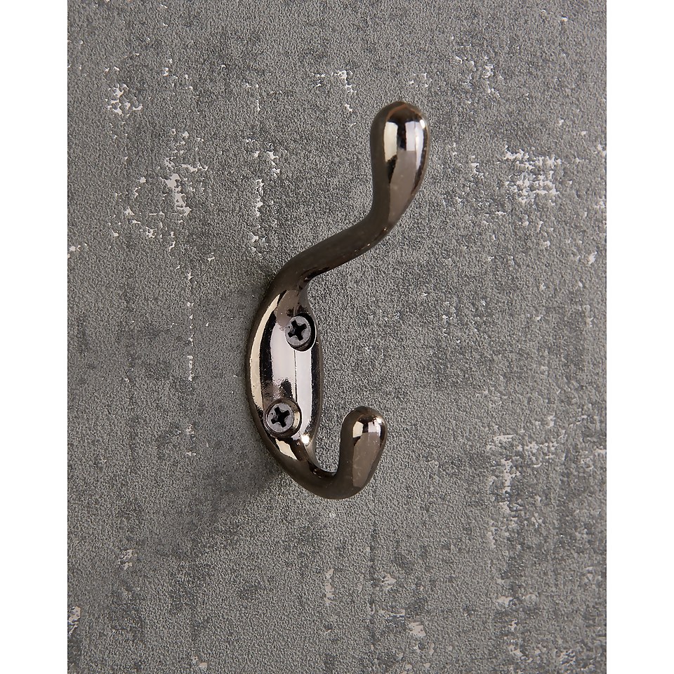 Basic Coat Hook - Black Nickel