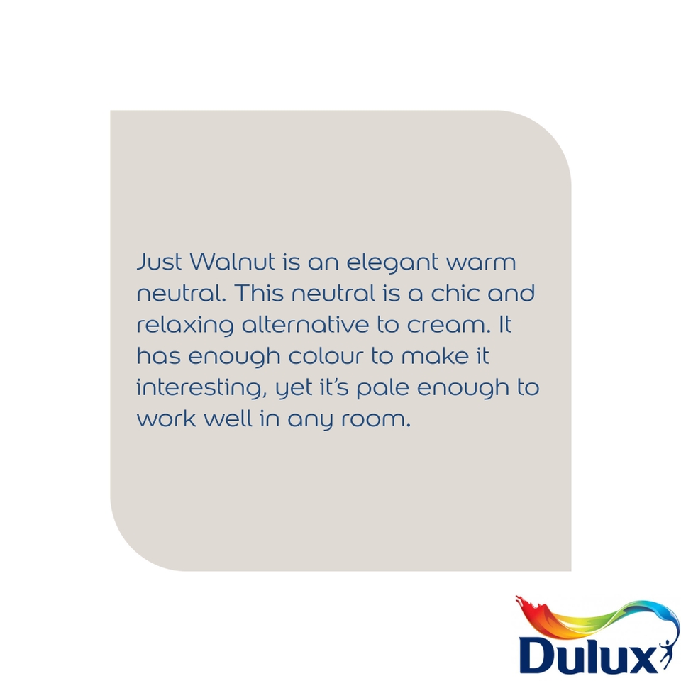 Dulux Matt Emulsion Paint Just Walnut - 5L